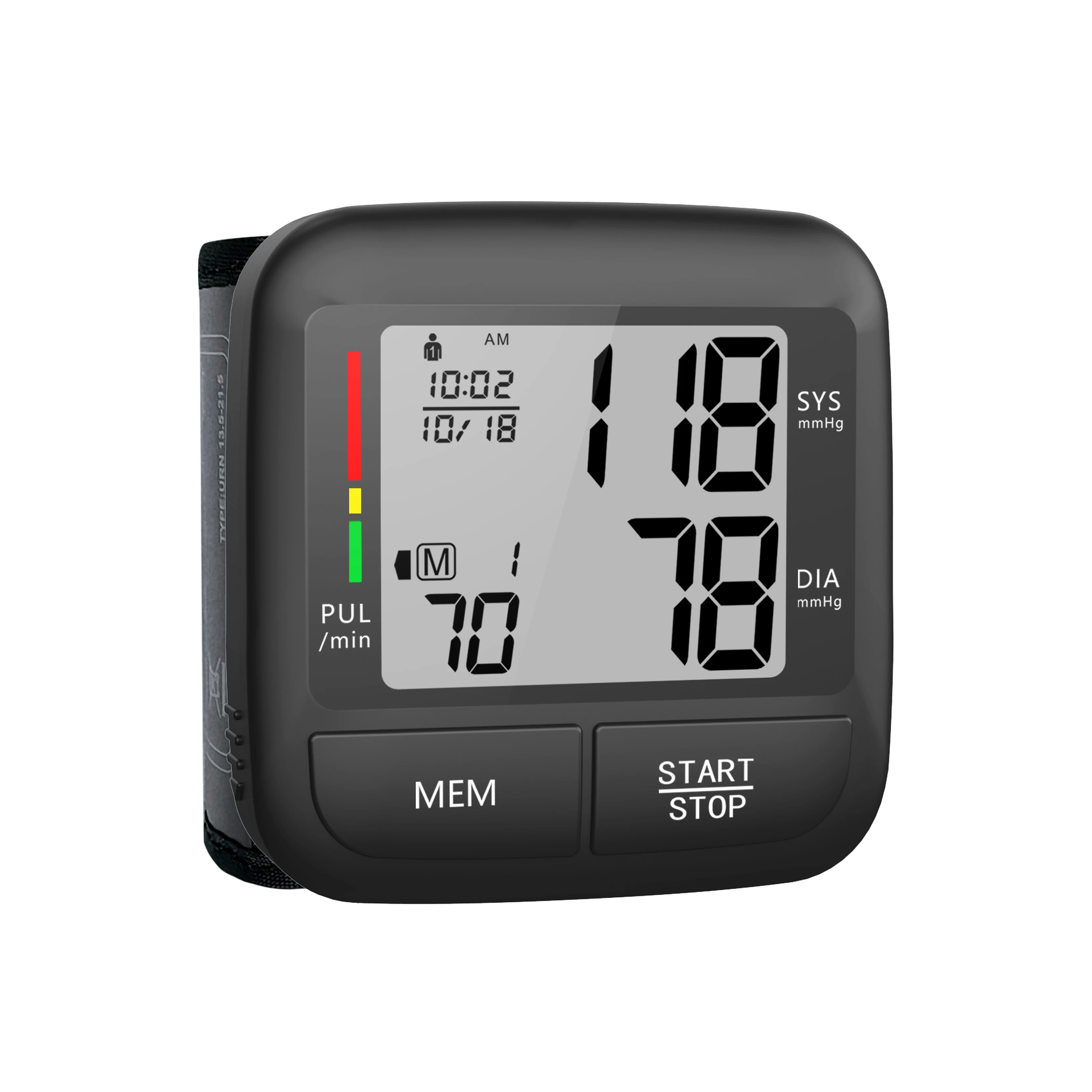 Factory Price OEM Electronic Bp Machine Digital Automatic Sphygmomanometer Smart Bp Monitor Wrist Blood Pressure Monitor