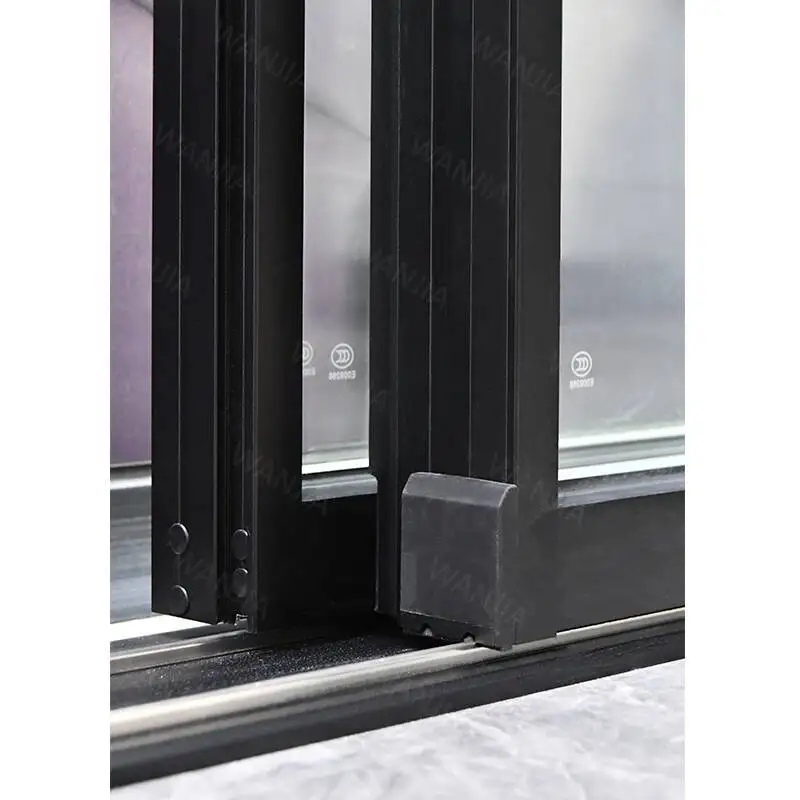 Minimalist Design Supplier Bulk Aluminum Door Smart Motorized Venetian Blind Glass Sliding Door