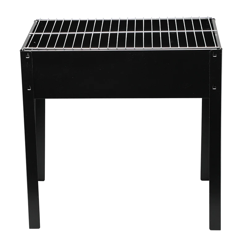 Portable black barbeque bbq grill outdoor charcoal for Outdoor camping