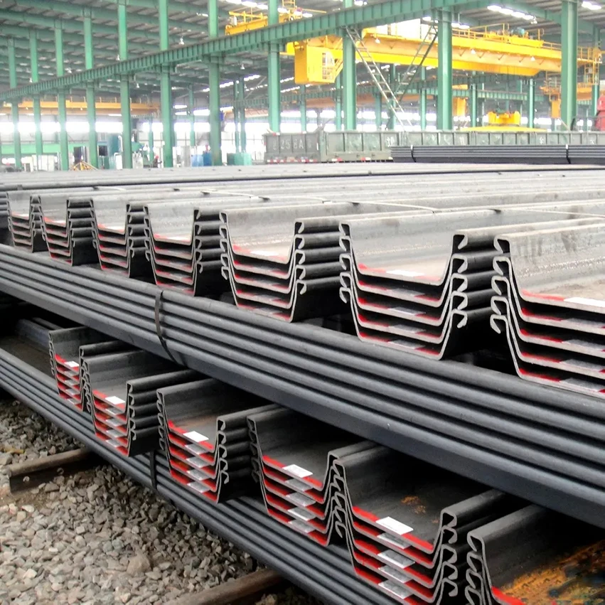 Low Price 10.5mm Thickness Sheet Piles   European Standard Pu22 U Type Larsen Steel Sheet Pile  Price List Type 2 Sy295