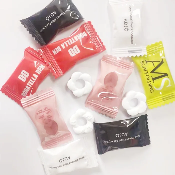 custom made logo Hospitality Individually Wrapped Sugar Free Mint Candy