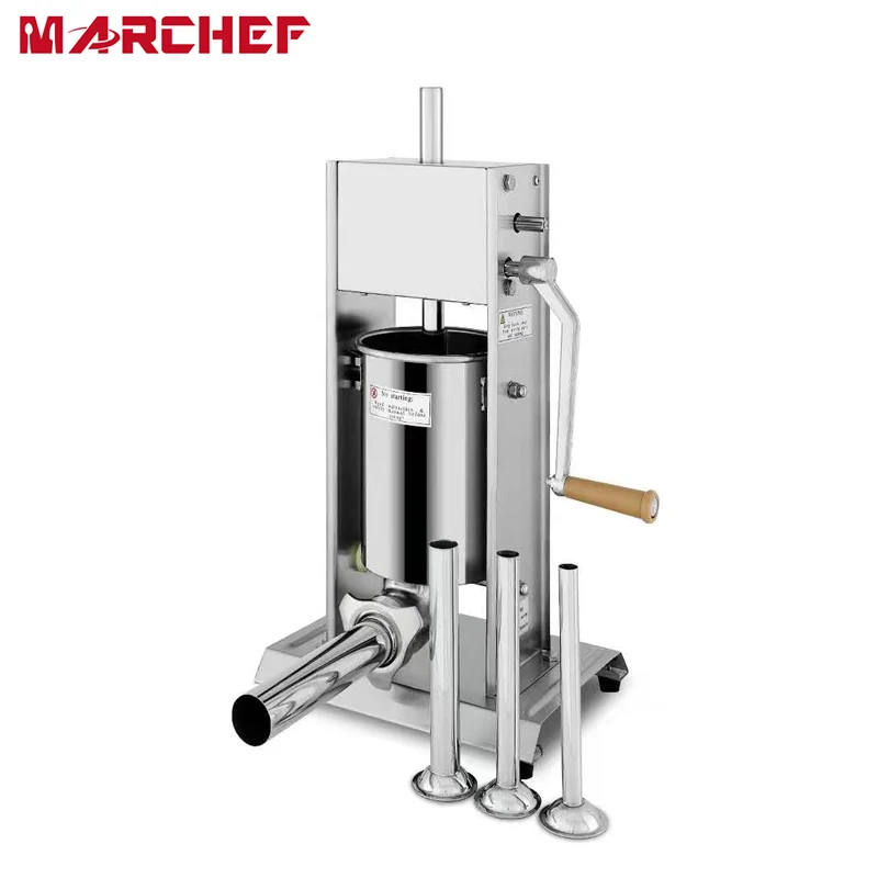 Table top manual sausage making equipment stainless steel commercial restaurant industrial kitchen hot dog sausage maker machine