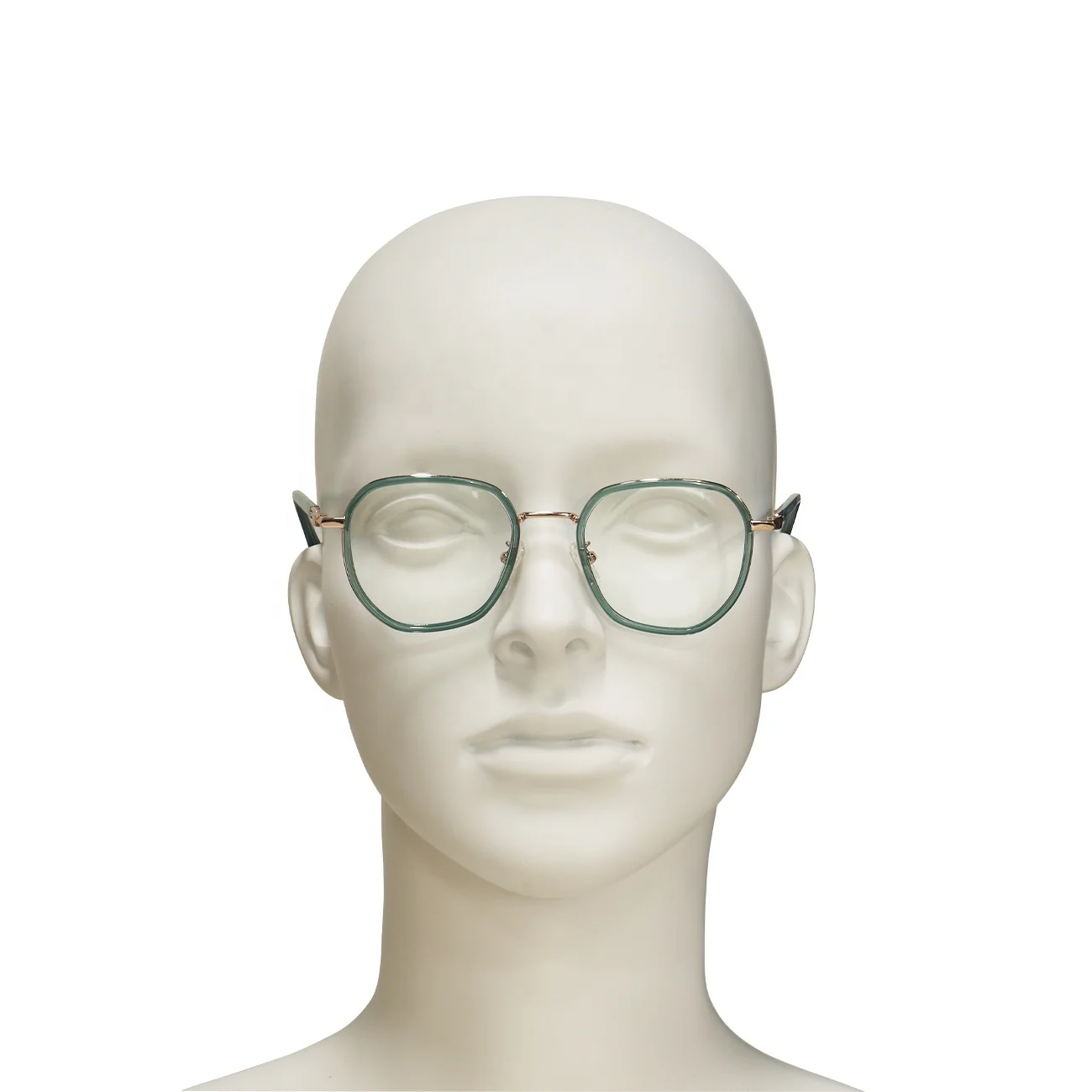 Fashionable TR90 Square Spectacle Frames Anti Blue Light Blocking Eyeglasses Pink Gold Eye Glasses Frames for Men Women UV400