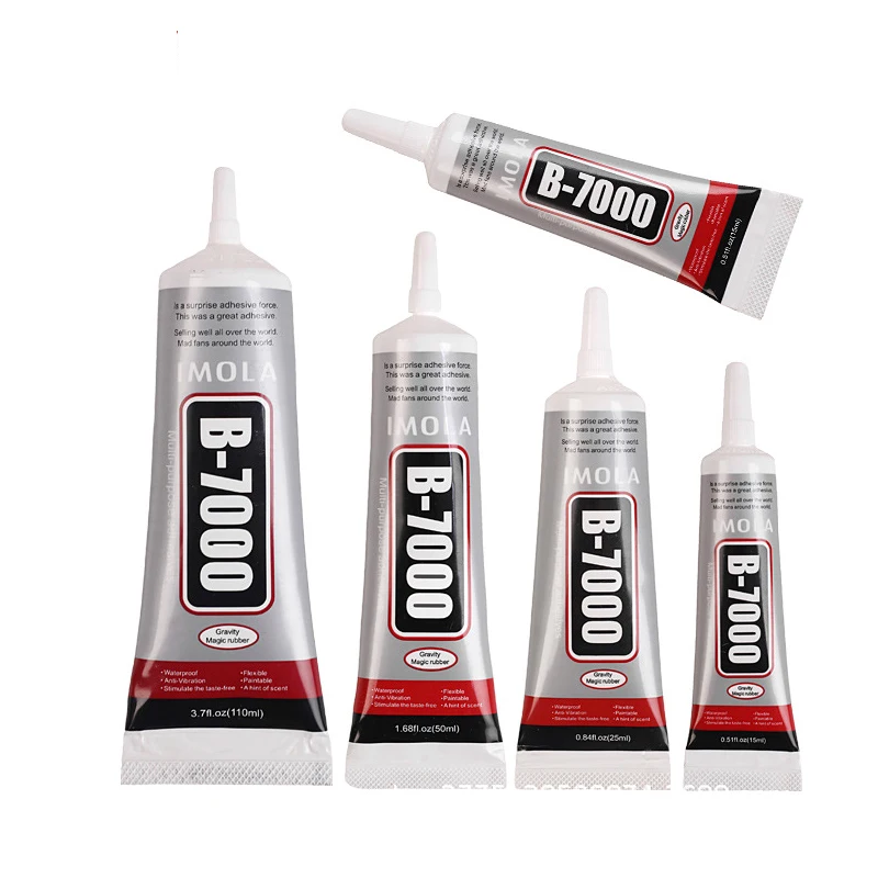 Multipurpose B7000 Medium Adhesives Transparent Liquid Glue 15ml 25ml 50ml 110ml