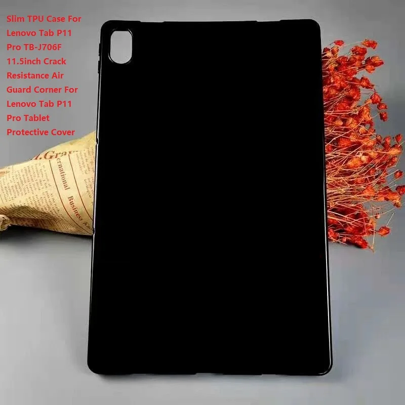 
TPU Protective Case Crack Resistance Tablet Cover for Lenovo Tab P11 Pro TBJ606F 11inch TBJ706F 11.5inch 