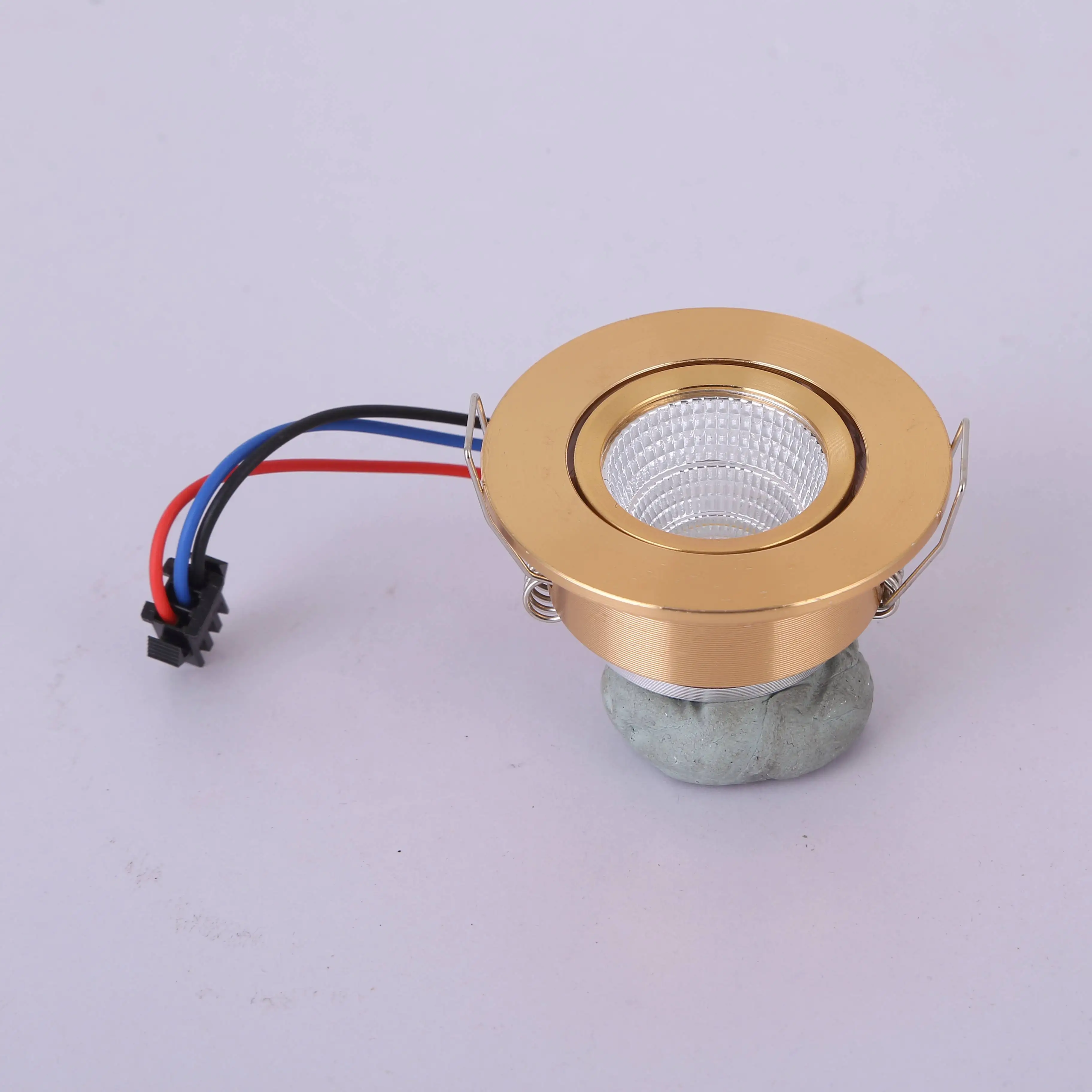 Indoor 3W Recessed RGB Spot Light Waterproof Ceiling Spotlight