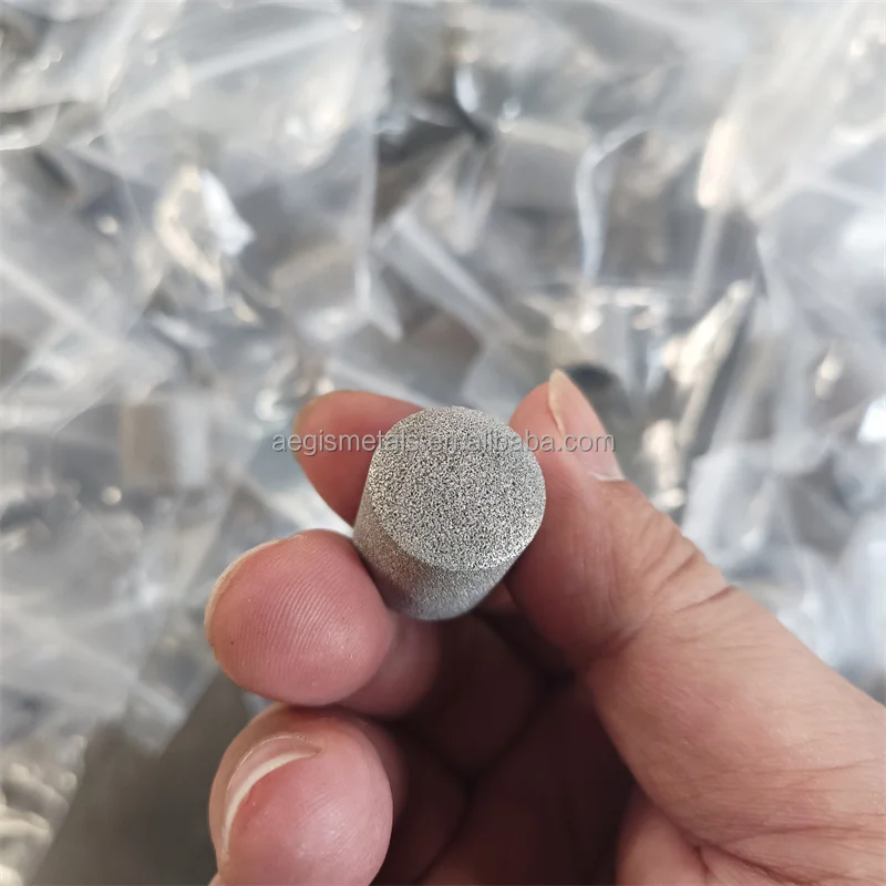 Ozone Diffuser Sintered Air Sparger 0.5Micron 0.2 Micron Stainless Steel Powder Sintered Filter