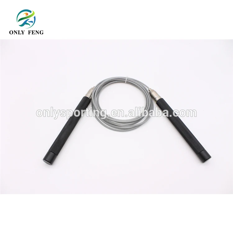 Professional Adjustable Aluminum Handle Self-Lock Steel Wire Speed Jump Rope