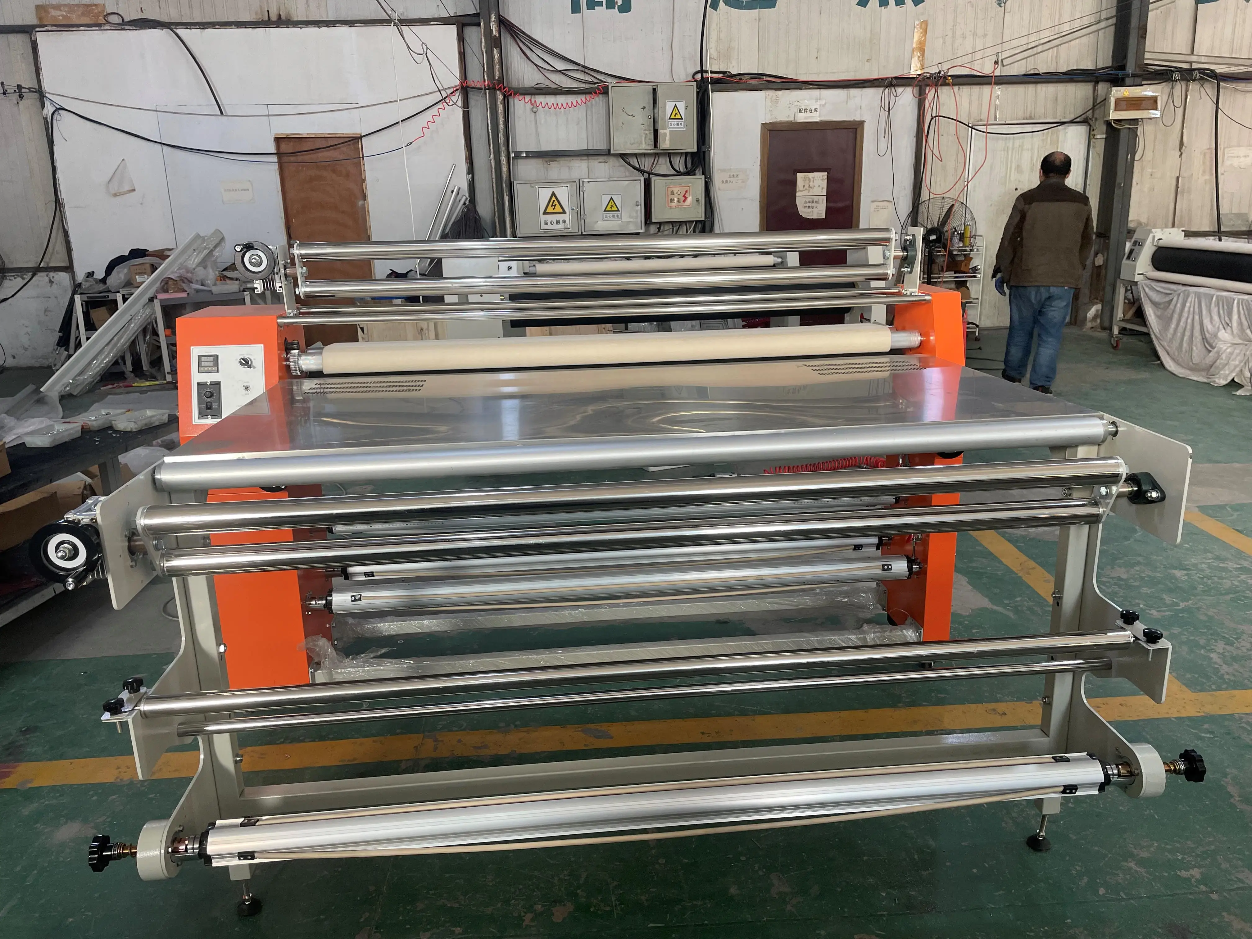 Electricity Heating Pour Sublimer En Rouleau Rodillo Transferencia Thermal Roller Heat Press Machine