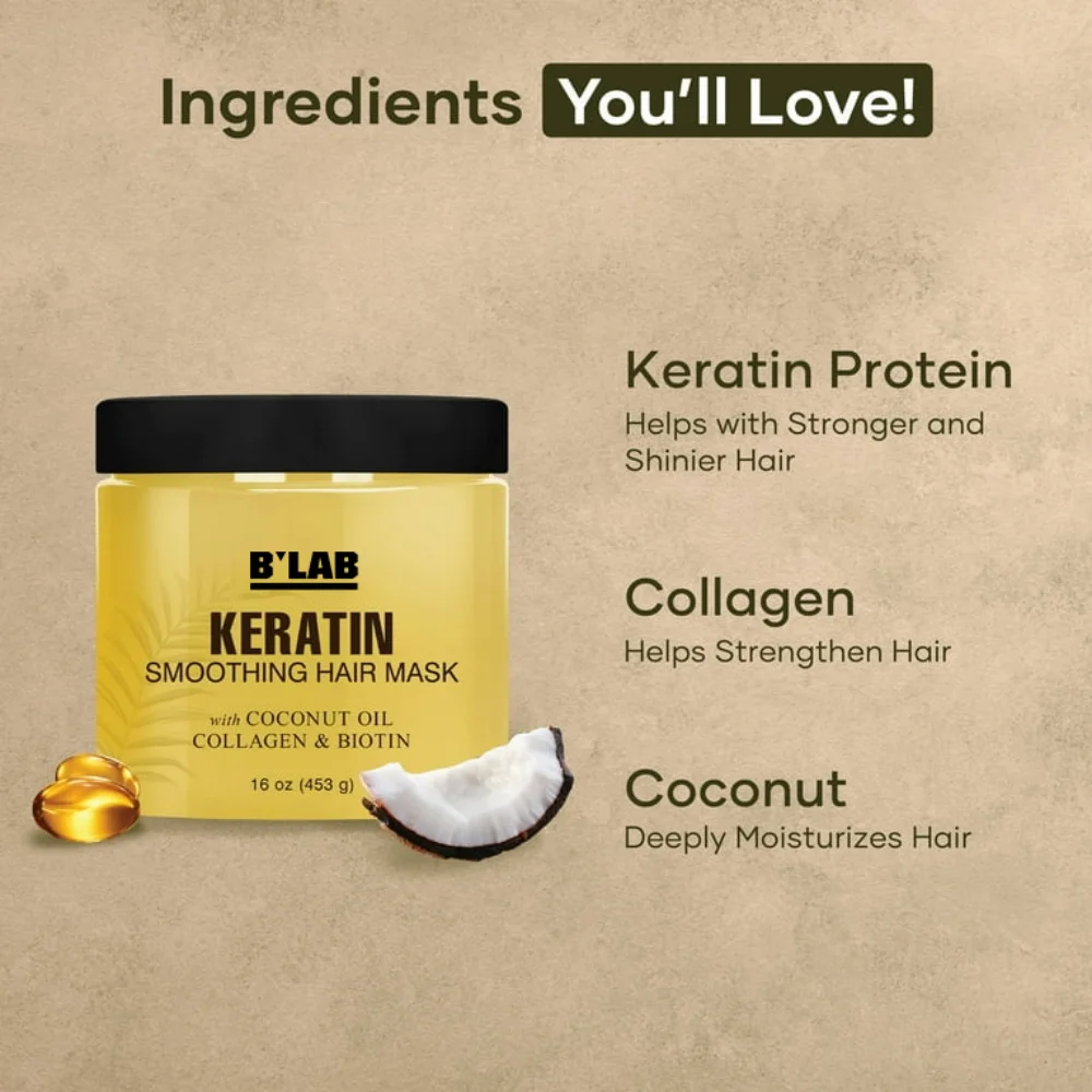 Wholesale Deep Moisturizer Keratin Repair Gold Hair Mask & Hair Serum for Dry Damaged Hair
