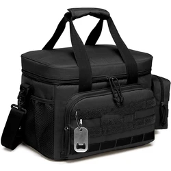 Large Capacity Portable Soft Cooler Tactism Lunch Box Tote Tactical 30 Cans Leak proof Insulated Tactical Lunch Bag