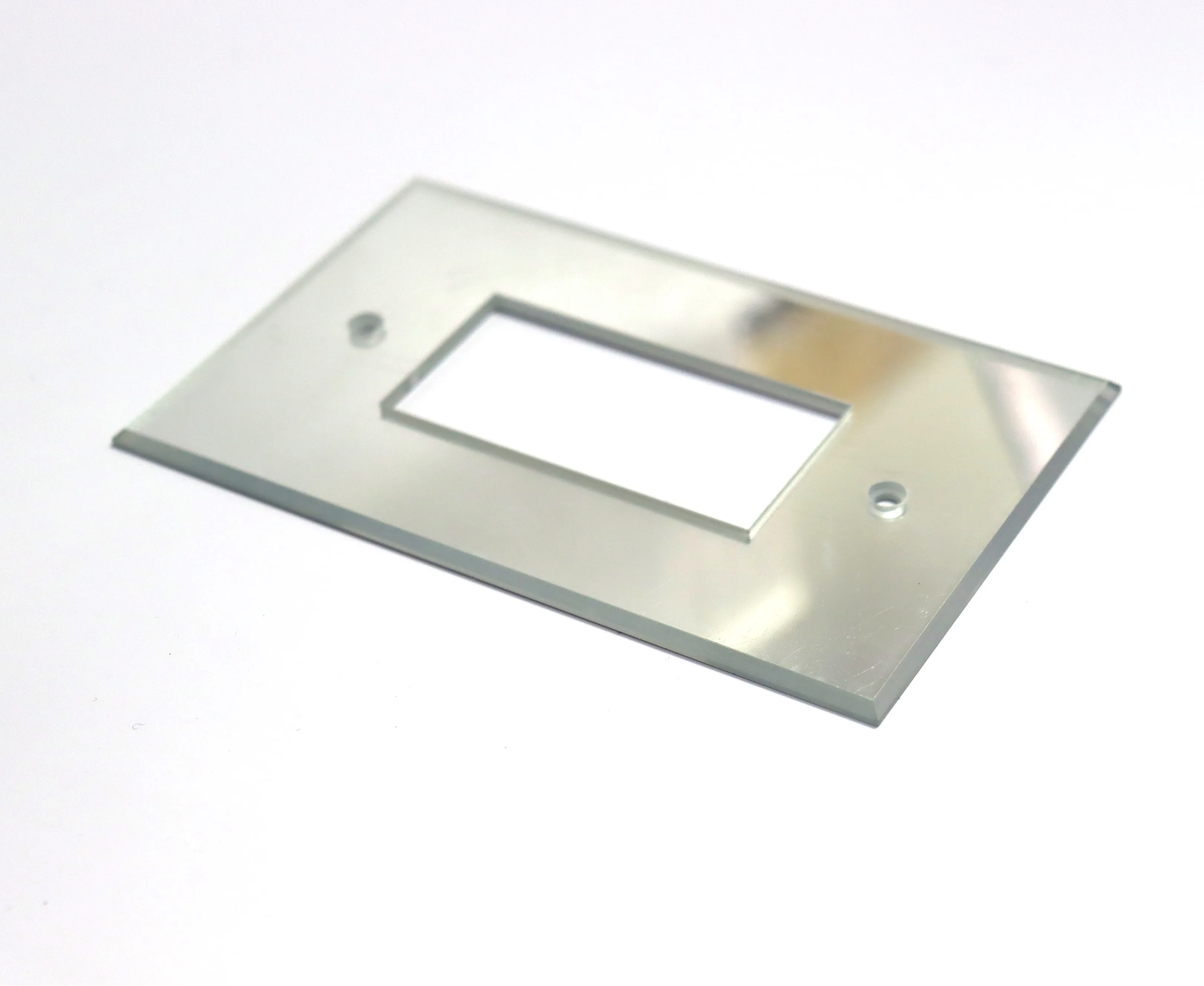 FHC Clear Single Toggle Switch Glass Mirror Plate