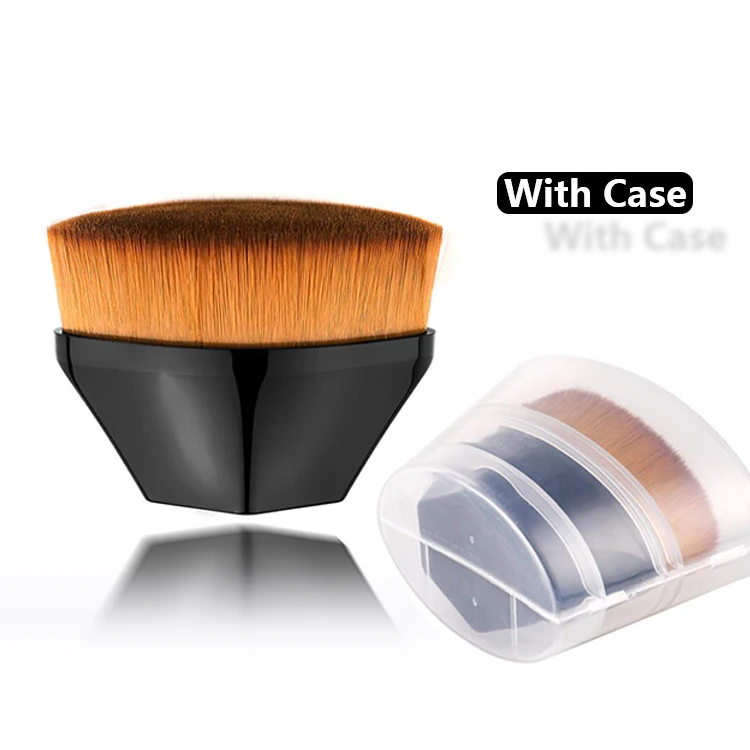 Amazon Hot Selling Beauty 55 Magic Single Foundation Brushes Flat BB Cream Kabuki Makeup Foundation Brush