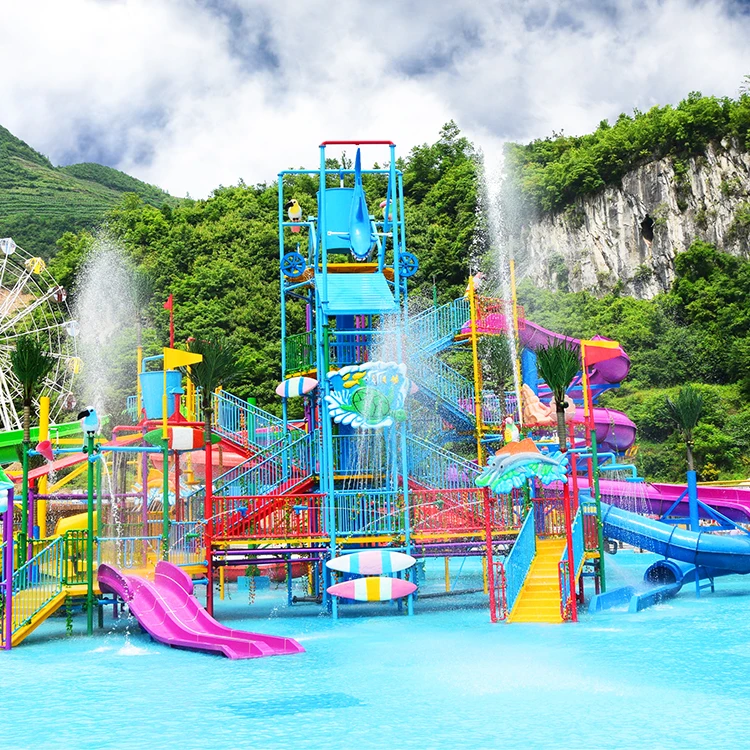 on sale Large Water play equipment pirate equipment+water park investment cost