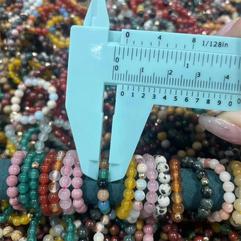 3mm beads Wholesale Price Amethyst Rings  Elasticity Finger Adjustable  Rings For Gift
