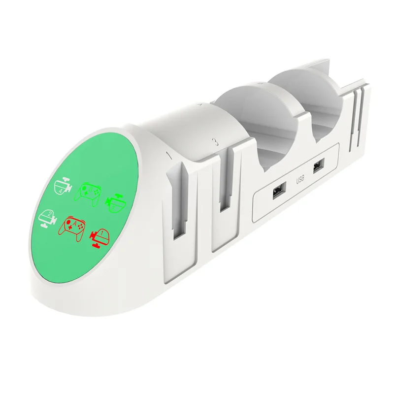 2020 New 6 in 1 Charging Station Recharge Stand For Nintendo Switch Joy-Con Pro Controller