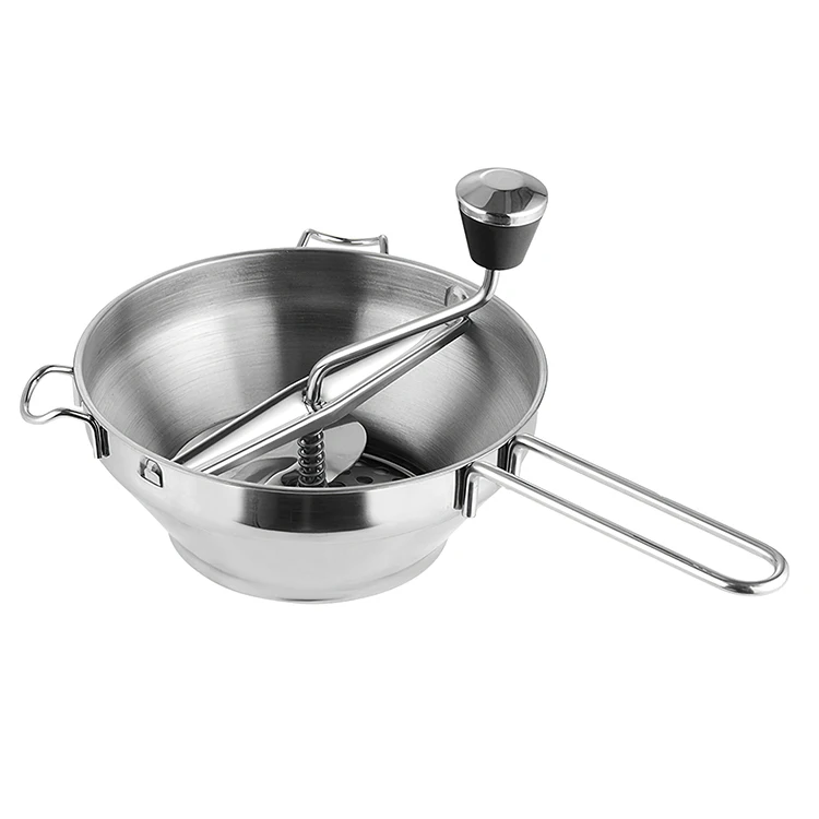 Stainless Steel Potato Masher Vegetable Fruits Puree Pressing Tool Pumpkin Grinder Food Mashing Jam Mill  Food Mill