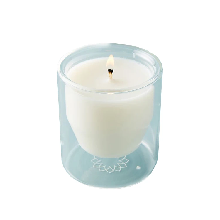Scent Heat Eco Candle Natural Soy Wax Glass Jar In Lamp