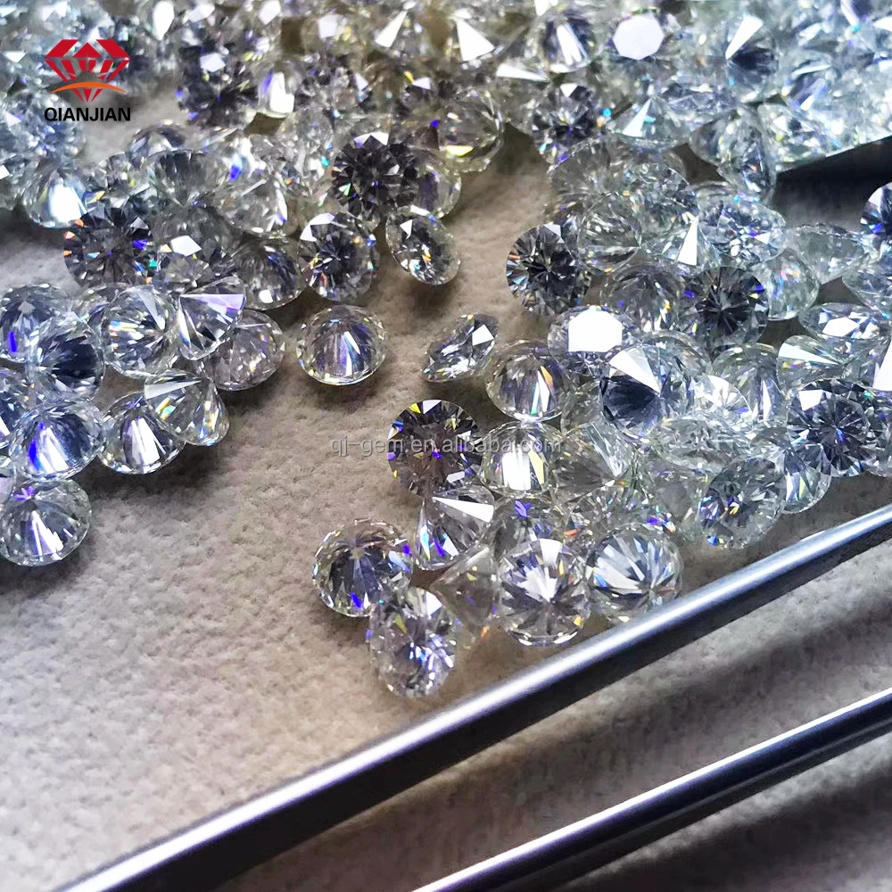 Qianjian jewelry wholesale HPHT Diamond Round cut IGI Certified CVD pure Lab Grown Diamond with a low price