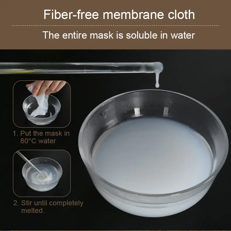 Wholesale Korean Organic Functional Jelly Face Lift Collagen Mask Absorbable Facial Sheet Mask