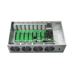 Оптовая продажа корпус материнской платы B75 B85 X79 8 gpu 65 мм sever с блоком питания 8gpu 55