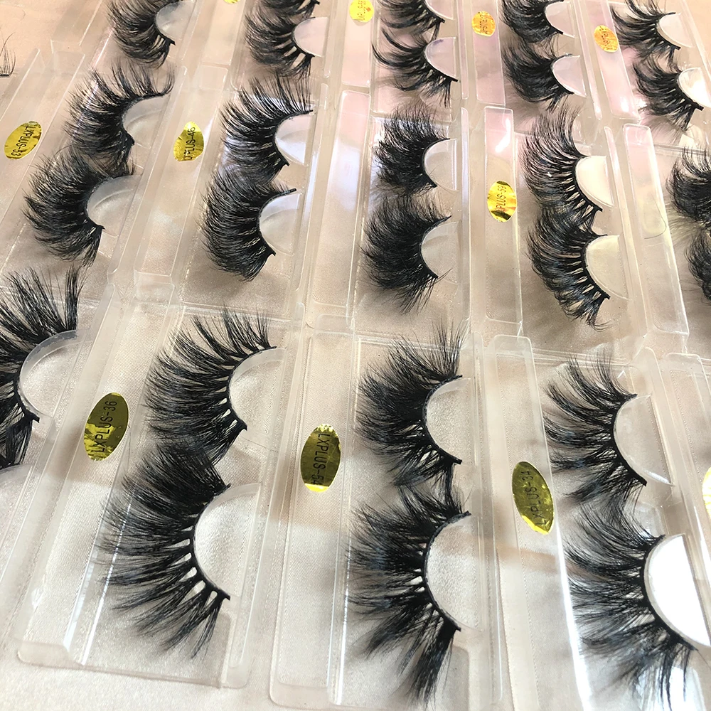 Частная торговая марка 3d 100% настоящие норковые ресницы, ресницы, оптовый поставщик с индивидуальной упаковочной коробкой