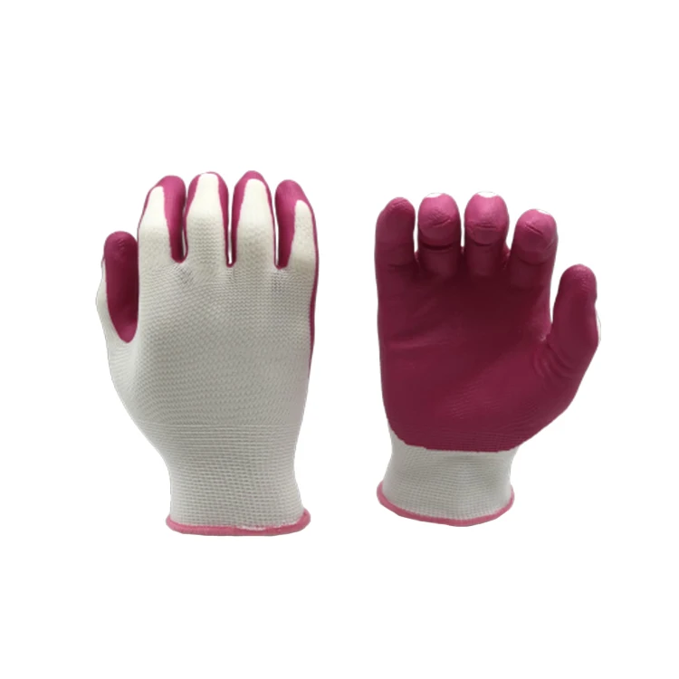 Custom Wholesale Cut Resistant Nitrile Palm Fit Low Sale Price Esd Anti Static Work Gloves