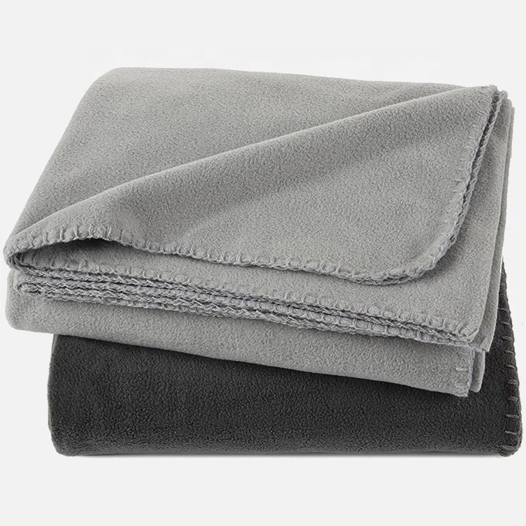 Oeko tex standard 100 grey polar fleece baby blankets polar fleece blanket for bed