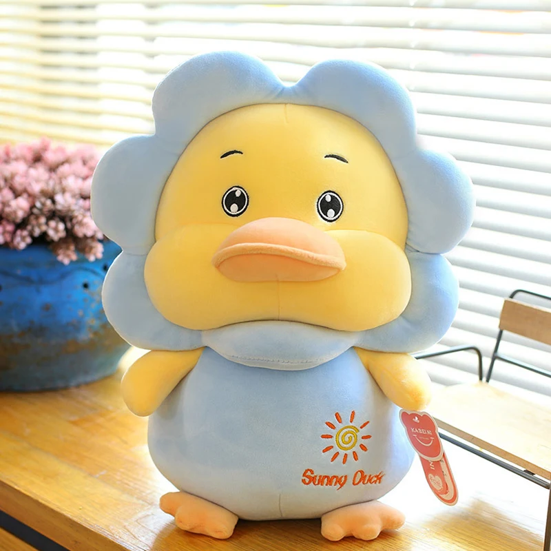 Hot Selling Custom Soft Plushie Cute Sun Duck Plush Doll Toy Stuffed Animal For Gifts