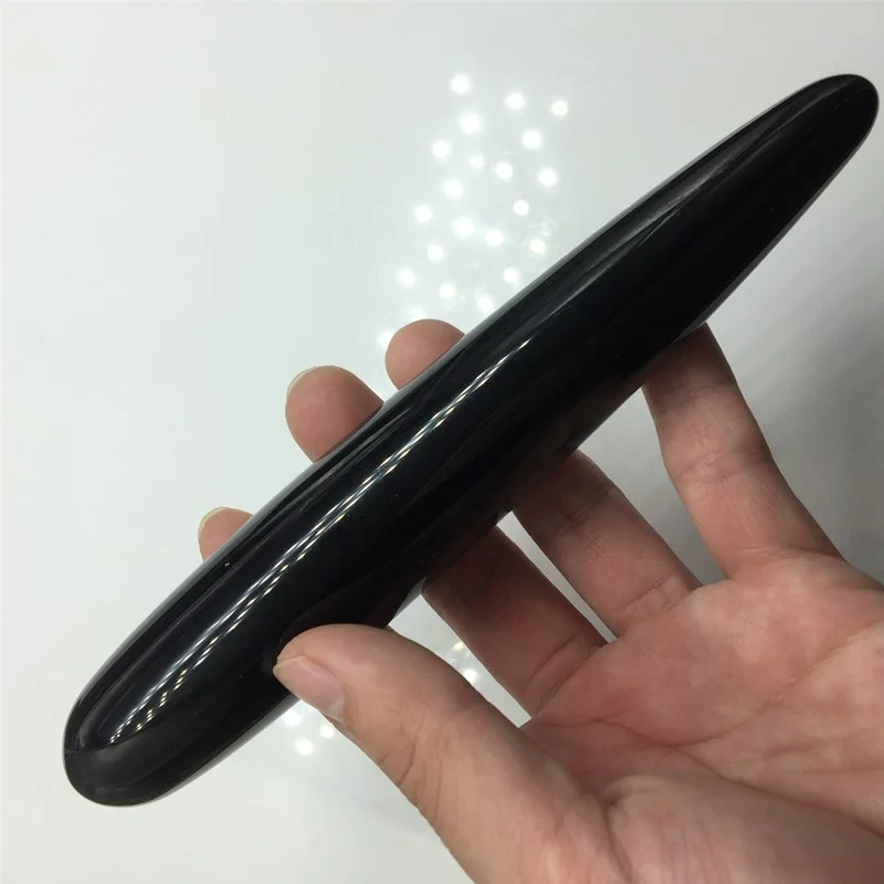 HIGH Quality Natural Obsidian Quartz Yoni Wands Gemstone Crafts Pleasure Wand Body Hand Massage Wood Magic Stone Ornament Gifts