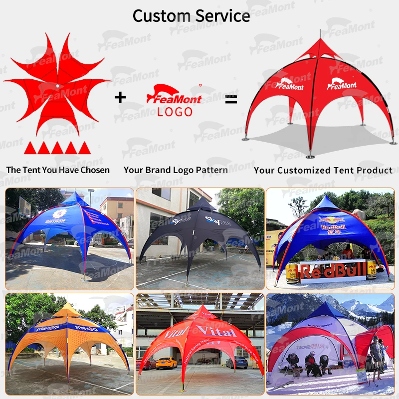 FEAMONT outdoor large dome top gazebo dome arch  tent for party wedding event