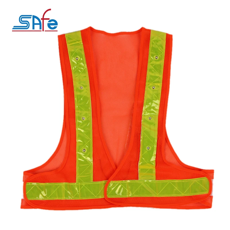 Высокая дальность видимости офицер высокая видимость безопасности светоотражающий жилет