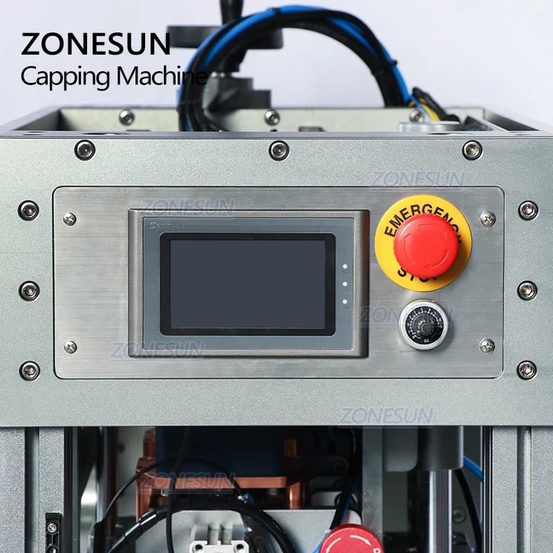 ZONESUN ZS-XG20 Desktop Spray Head Dropper Bottle Table Capping Machine Supply For Sanitizer Bottle Spray Caps