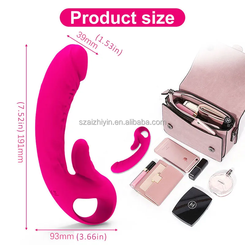 Wholesale Hot Sale Heating Rabbit Vibrator Flapping Clitoris Female Vibrate Dildo Massager Sex Toys for Woman