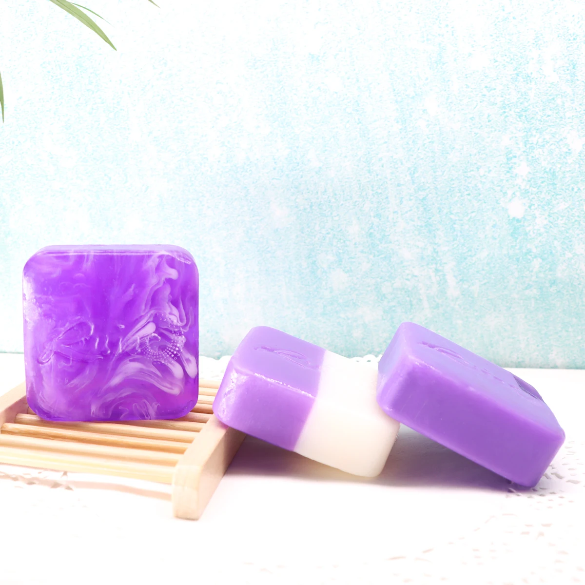 Wholesale Private Label Shrinking Pores Whitening Organic Soap Bar Lavender Handmade Soap