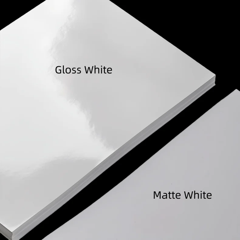 Inkjet Printable Full Color A3 A4 Blank Waterproof Self Adhesive Glossy Matte Gold Silver Clear Film Sheet Vinyl Sticker Paper