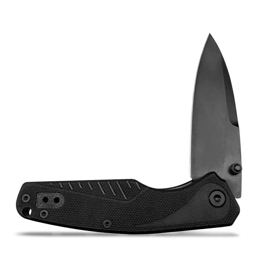 D2 AUS-8 steel blade red color folding knife g10 handle pocket folding d2 knife