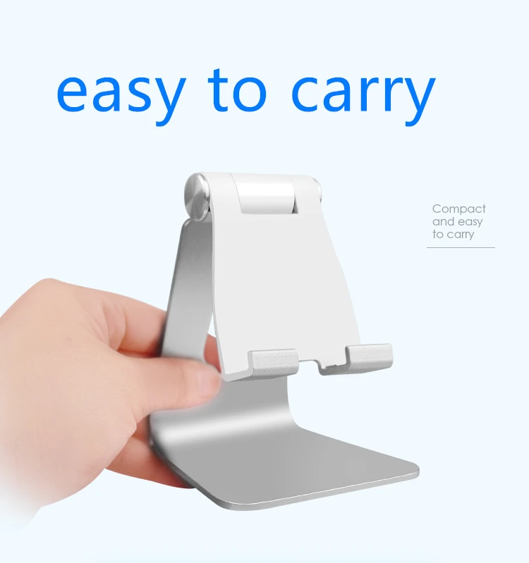 High Quality Low Price Custom Adjustable Angle Vertical Aluminum Alloy Phone/Tablet Stand