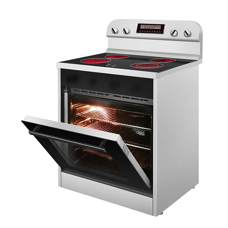 Best supplier cake bread baking gas stove with oven 4 burner for home use