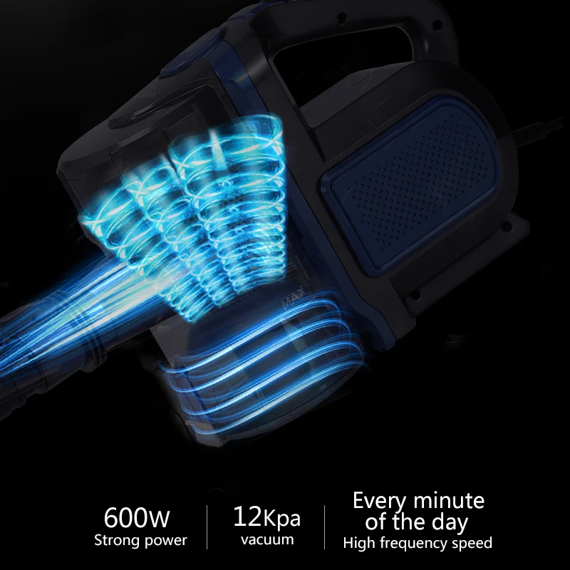 Low Noise Multifunctional Brush Upright Hand Car Vacuum Cleaner Portable High Power