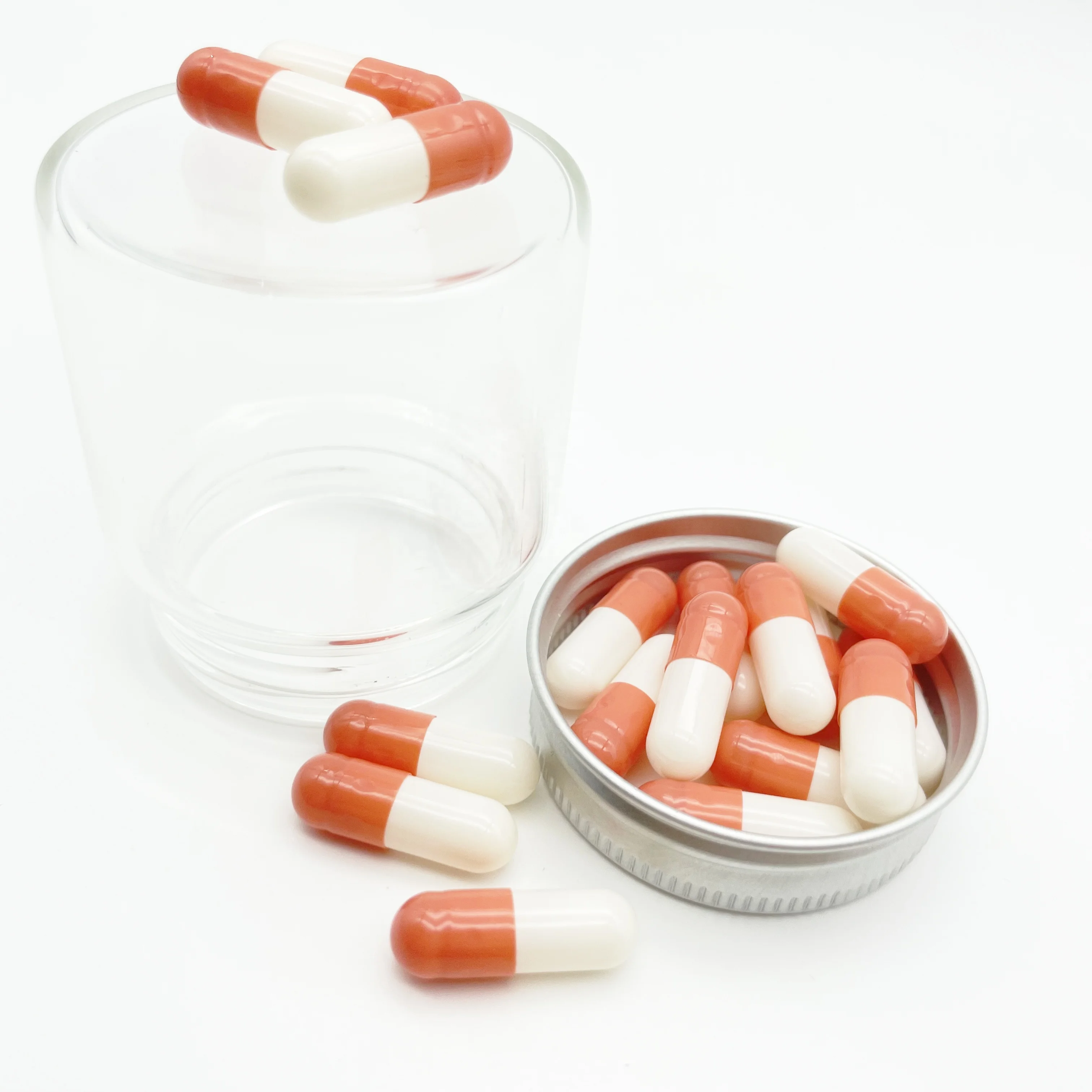 KXT Customized Separated Empty Bovine Gelatin Capsule Size 00# Gelatin halal Capsule