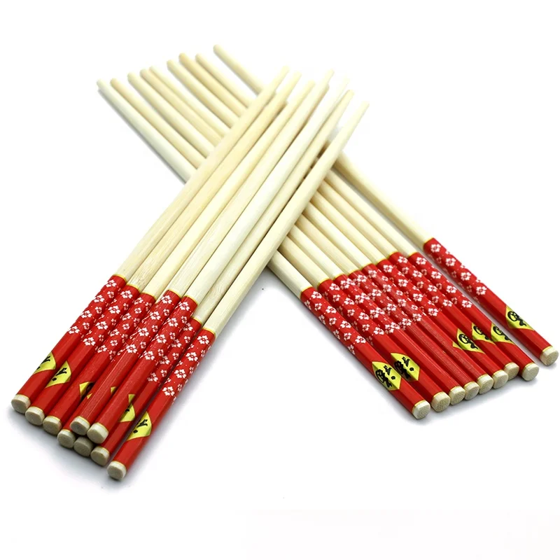 24cm Chinese Japanese Korean food noodles sushi smooth takeaway Asian restaurant picnic disposable bamboo chopsticks