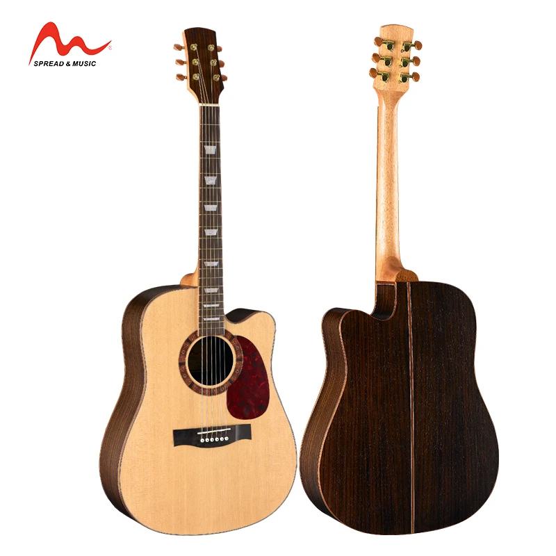 High grade acoustic guitar music instrument HW-12RC/NM