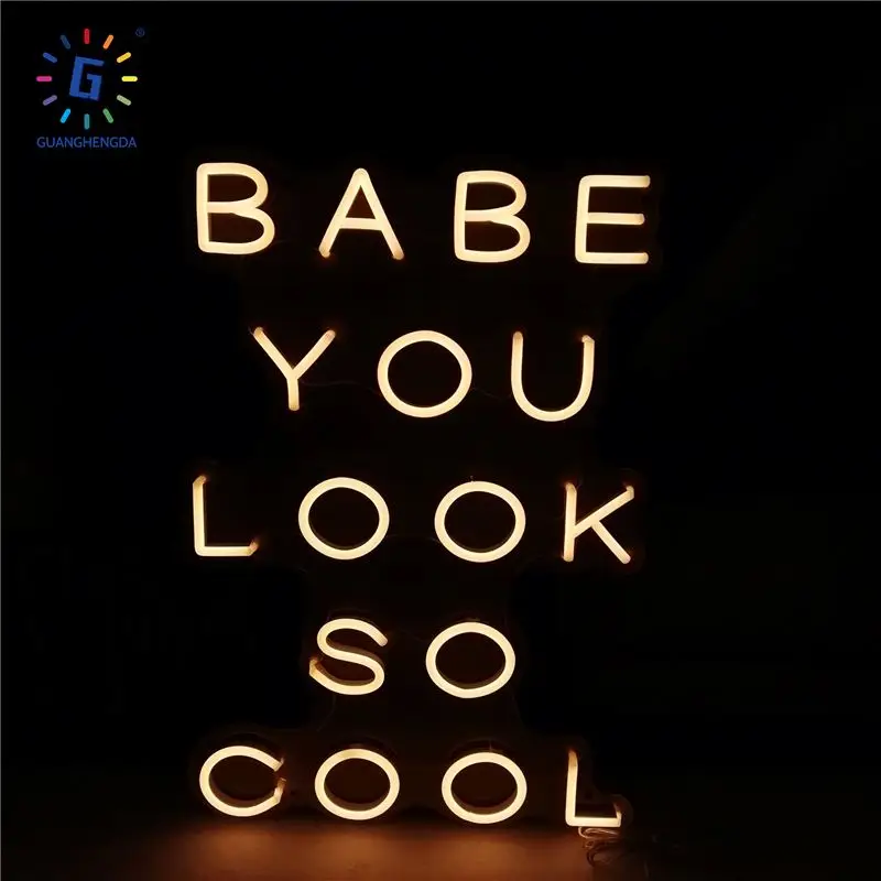 High Quality Dress Neon Sign Rail Aluniun