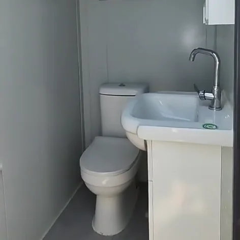 Tiny Restroom Mobile Luxury Bathroom Portable Toilet Mobile Camping Toilet with Shower Room