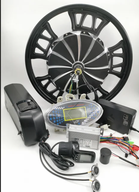 electric bike hub motor inverter converter controller battery case kit from China