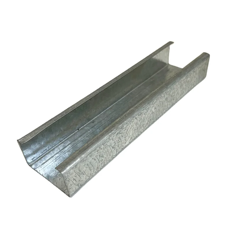 Galvanized Steel Drywall Profile Metal Stud And Track Omega Furring Channel Light Steel Keel