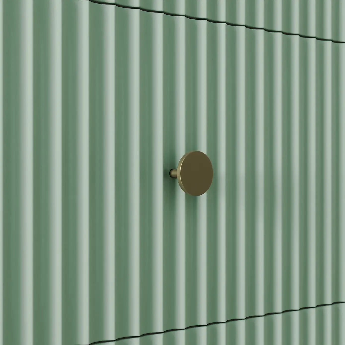 Modern Chest of Drawers with 5 Drawers,Deep Drawers,Clothes Organizer,Large Storage Cabinet for Living Room, Bedroom,Green