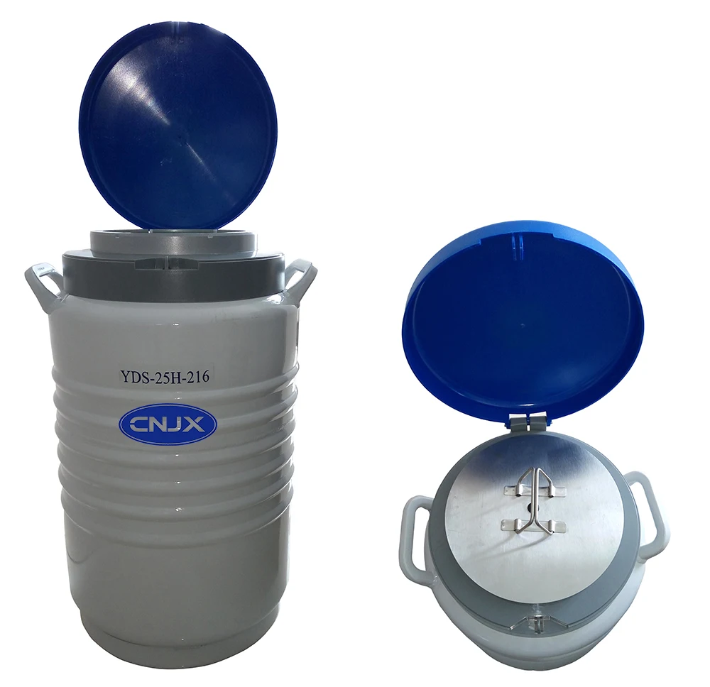 YDH-25-216 Liquid Nitrogen Dry Shipper Liquid Nitrogen Freezer Bull Semen Transportation Vapor