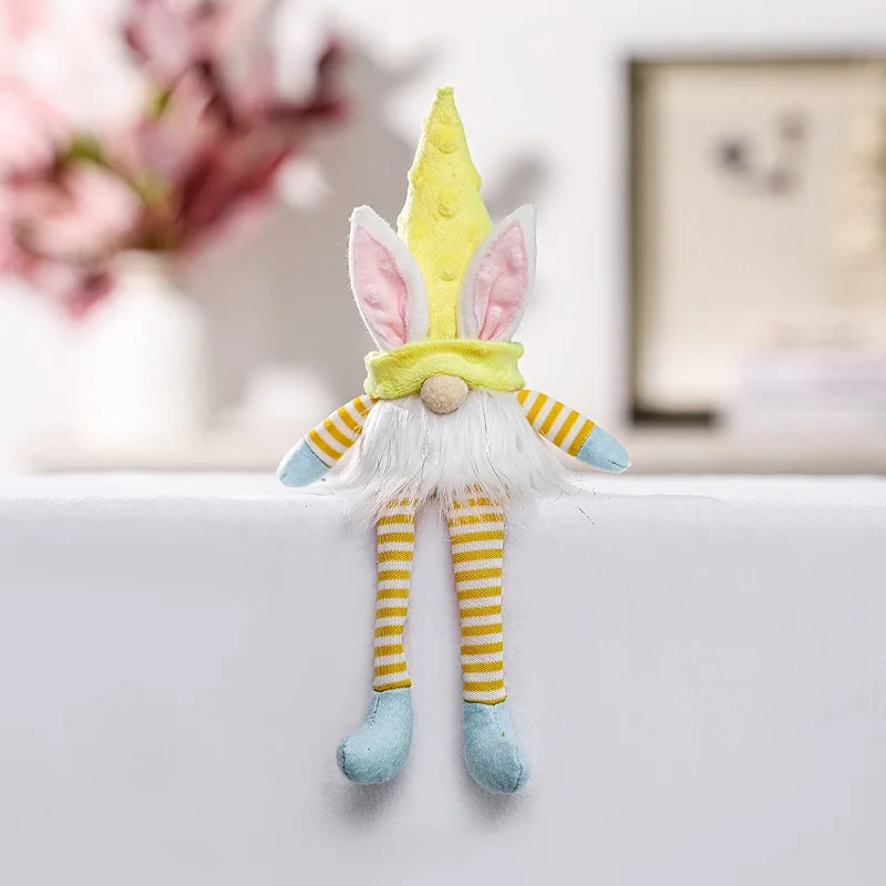 Easter Bunny Gnome Rabbit Totem Gnomes For Holiday Home Decoration Plush Party Ornaments Children Toys Led Easter Gifts For Kids